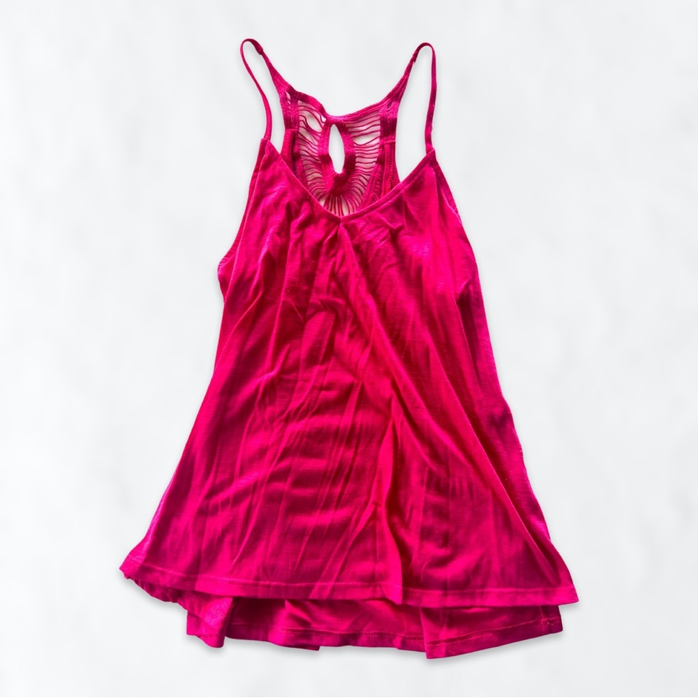 Mossimo Supply Co. Hot Pink Halter Tank